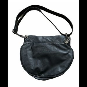 LuLu black shoulder purse